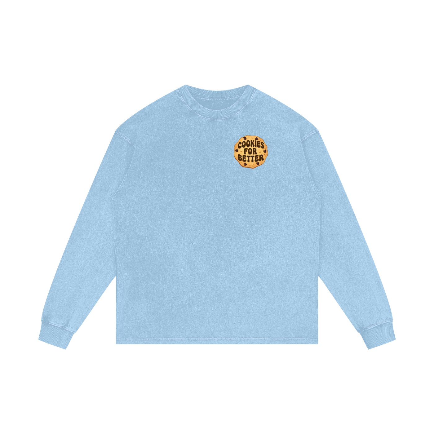 Acid Wash Oversize Long Sleeve T-Shirt