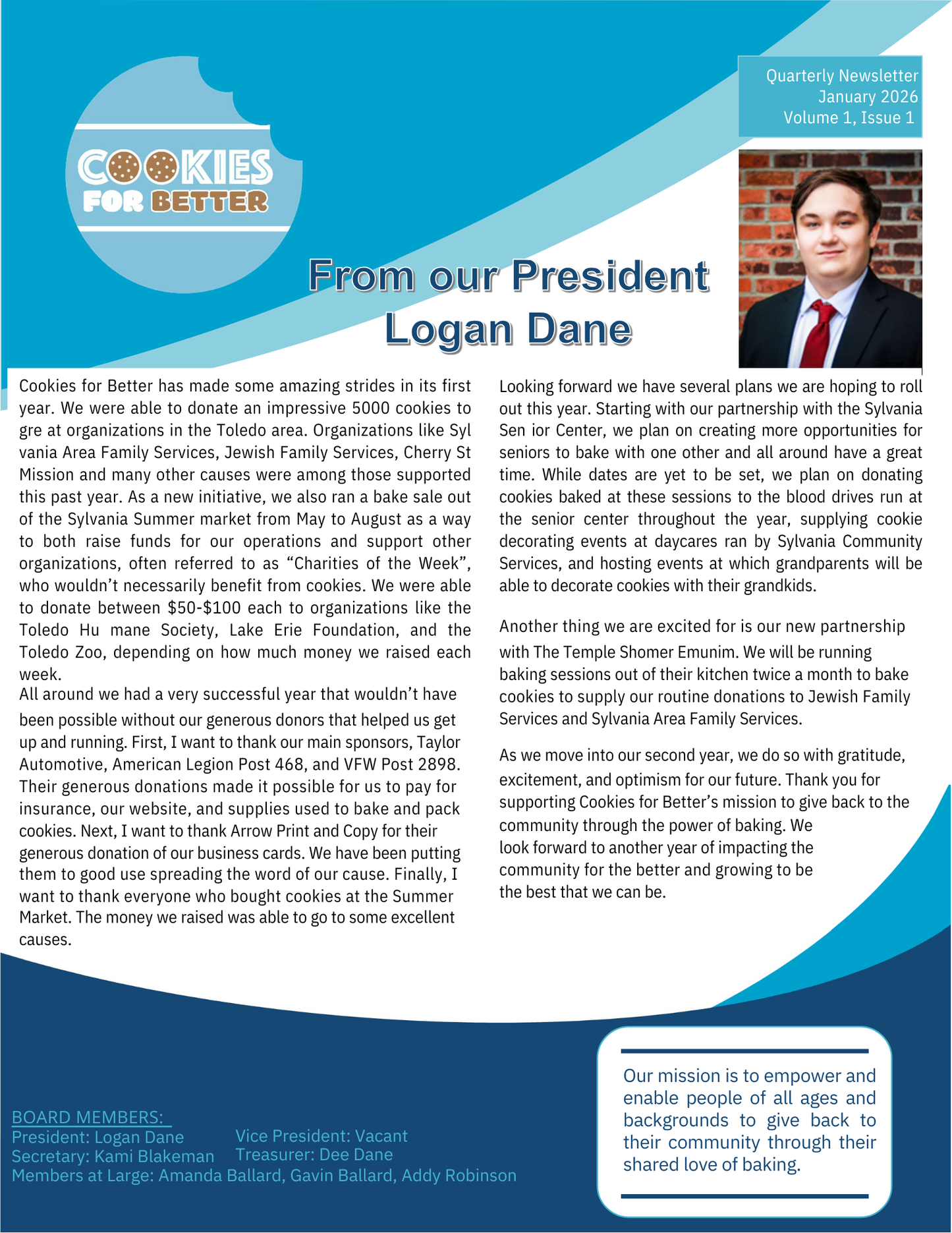 January 2026 Newsletter