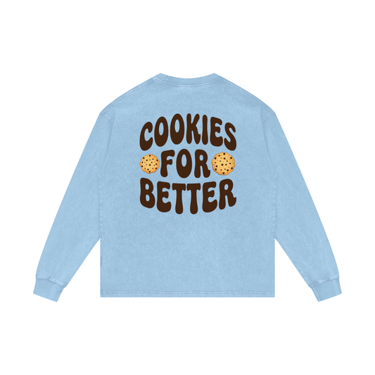 Acid Wash Oversize Long Sleeve T-Shirt